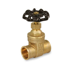 Everflow 205C112-NL 1-1/2" SWT Brass Gate Valve  Lead Fee  | Midwest Supply Us