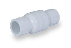 Everflow 290S100 1" PVC SOLVENT SPRING CHECK VALVE WHITE (NOT FOR POTABLE WATER)  | Midwest Supply Us