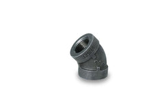 Everflow BXFL0100 1" Black XH Elbow 45 300#  | Midwest Supply Us