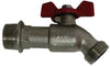 12BDCT-NL | RAVEN R1306-NL male pt/sweat x hose bib 1/4 turn boiler drain - T-handle chrome * PATENTED ITEM RAVEN #LF12BDCT | Everflow
