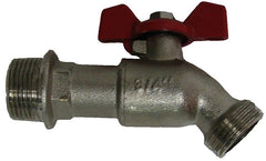 Everflow 12BDCT-NL RAVEN R1306-NL male pt/sweat x hose bib 1/4 turn boiler drain - T-handle chrome * PATENTED ITEM RAVEN #LF12BDCT  | Midwest Supply Us