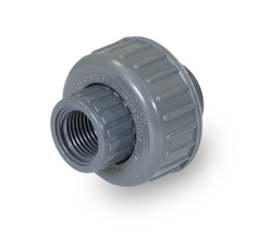 Everflow 380CU012 1/2" PVC UNION THREADED SCHED 80 GRAY NSF APPROVED  | Midwest Supply Us