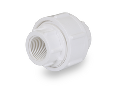 Everflow 390CU012 1/2" SCH. 40 PVC THREADED UNION WHITE NSF APPROVED  | Midwest Supply Us