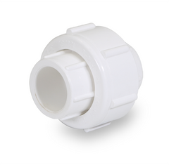 Everflow 395CU034 3/4" SCH. 40 PVC SOLVENT UNION WHITE NSF APPROVED  | Midwest Supply Us