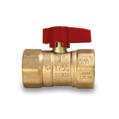 Everflow 4501T 1" Gas Ball Valve FIP X FIP With "T" handle  | Midwest Supply Us