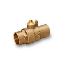 Everflow 620S012-NL 1/2" Ball valve with Screwdriver Slot Lead Free  | Midwest Supply Us