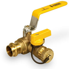 Everflow 706R034-NL 3/4" PRESS X PRESS Ball Valve with Hose Drain Lead Free  | Midwest Supply Us