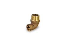 Everflow CMNL3412-NL 3/2" X 1/2" NOM 90 Cast Brass Reducing Elbow C X M Lead Free  | Midwest Supply Us