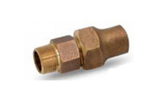 Everflow WS-AFM0100 1" FLARE X MALE Bronze Adapter Coupling  | Midwest Supply Us