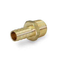 Everflow B25-12 1/2" Hose Barb X 1/2" MPT Adapter Brass Hose Barb Fitting, For Non Potable Use Only  | Midwest Supply Us