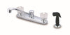 BAR-G15C | Arlington Two Handle Kitchen Faucet Acrylic Handle with Spray Chrome | Everflow