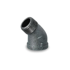 Everflow BMSF0012 1/2" Black Street Elbow 45  | Midwest Supply Us