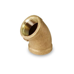 Everflow BRFL0400-NL 4" Elbow 45 Brass Lead Free  | Midwest Supply Us