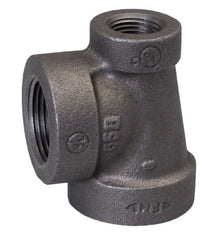 Everflow BT144G 1-1/2" X 1/2" X 1-1/4" Cast Iron Reducing Tee  | Midwest Supply Us