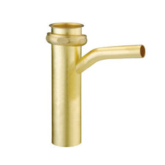 Everflow 21412 EVERFLOW 21412 1-1/2" x 12" RB D/W TAILPIECE 20G W/1/2 COPPER INLET SOLID BRASS NUT  | Midwest Supply Us