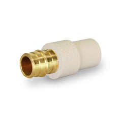 Everflow BRCPEF012-NL 1/2" BRASS F1960 PEX X CPVC SOCKET ADAPTER LEAD FREE UPC APPROVED  | Midwest Supply Us