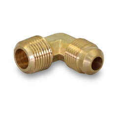Everflow F49-14 1/4" OD X 1/4" MIP Elbow Brass Flare Fitting  | Midwest Supply Us
