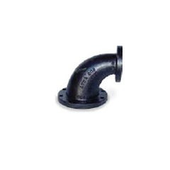 Everflow FGEL1008B 10 x 8" 125 Class Flanged Reducing Elbow 90 Degree Black  | Midwest Supply Us