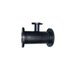 Everflow FGRT0302B 3" x 2" Class 125 Flanged Reducing Tee Black  | Midwest Supply Us