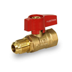 Everflow FTGV-38R12F 1/2" FIP x 3/8" Flare Gas Ball Valve  | Midwest Supply Us