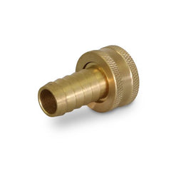 Everflow G39S-5834 5/8 Hose Barb X 3/4" FH Swivel Adapter Brass Garden Hose Fitting, For Non Potable Use Only  | Midwest Supply Us