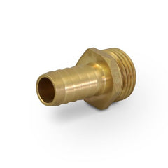 Everflow G40-3434 3/4" Hose Barb X 3/4" MH Adapter Brass Garden Hose Fitting, For Non Potable Use Only  | Midwest Supply Us