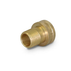 Everflow G41S-3412 3/4" FH X 1/2" MPT Swivel Adapter Brass Garden Hose Fitting, For Non Potable Use Only  | Midwest Supply Us