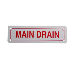 Everflow SIGN#11 RAVEN SIGN#11 Warning. MAIN DRAIN  | Midwest Supply Us