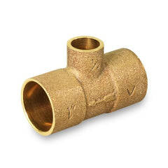 Everflow E-11434 1-1/4" X 3/4" SWT Brass Monoflow Tee  | Midwest Supply Us