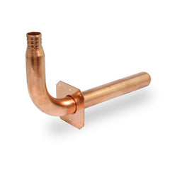 Everflow PSO-12F8 EVERFLOW PSO-12F8 1/2" X 3-1/2" X 8" PEX STUB OUT ELBOW W/ WALL FLANGE  | Midwest Supply Us