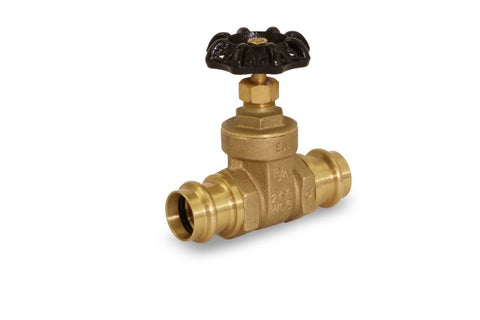 Everflow 205R112-NL 1-1/2" PRESS BRASS GATE VALVE UPC / NSF-61 LEAD FREE  | Midwest Supply Us