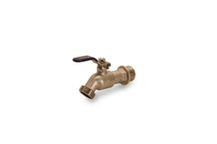Everflow 34BDCL RAVEN R1309 3/4" male npt x hose bib 1/4 turn boiler drain - lever handle chrome RAVEN #34BDCL  | Midwest Supply Us