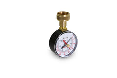 Everflow RG66-300 Water Test Gauge 300 PSI 2-1/2" FACE 3/4" Female Hose Connection  | Midwest Supply Us