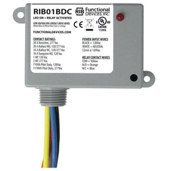 Functional Devices RIB01BDC Enclosed Relay, Class 2 Dry Contact input,120Vac pwr, 20A SPDT  | Midwest Supply Us