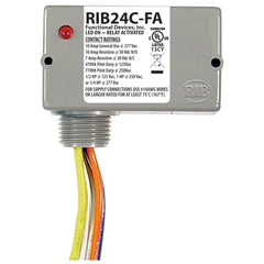Functional Devices RIB24C-FA Enclosed Relay, 10A, SPDT, Polarized 24Vdc, 24Vac  | Midwest Supply Us