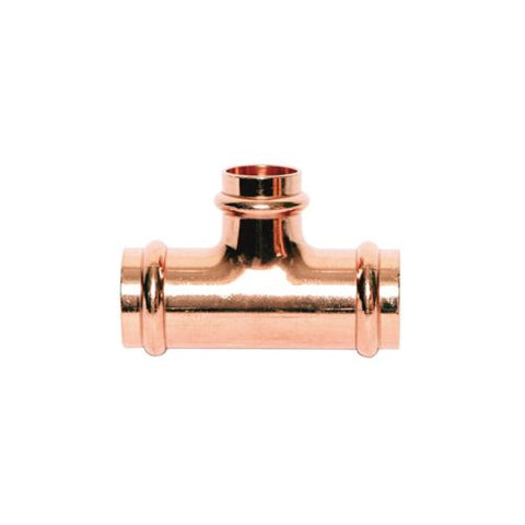 Everflow PCRT1101 1-1/4" X 1-1/4" X 1/2" P X P X P Press Reducing Tee  | Midwest Supply Us