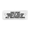 SIGN#2 | RAVEN R1672 Clear-Warning Gas Notification Sign - plastic RAVEN # Sign #2 plastic | Everflow