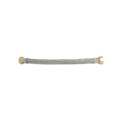 Everflow FTWC-B34-18A FLEXTRON FTWC-B34-18A 18 SS BRAIDED WATER HTR CONNEC 3/4 FIP x 3/4 FIP NSF/cUPC  | Midwest Supply Us