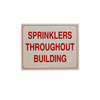SIGN#5 | RAVEN SIGN#5 Warning. SPRINKLERS THROUGHOUT BUILDING. | Everflow