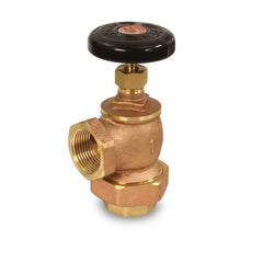 Everflow 48130 1" Brass Steam Radiator Convector Valve, For Non-Potable Water Use  | Midwest Supply Us