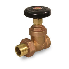 Everflow 4811 1" Steam Radiator Brass Gate Valve, For Non-Potable Water Use  | Midwest Supply Us