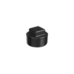 Everflow MSPB1800 1/8" Black Steel Square Head Plug  | Midwest Supply Us