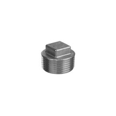 Everflow MSPG1800 1/8" Galvanized Steel Square Head Plug  | Midwest Supply Us
