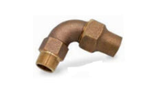 Everflow WS-EFM0200 2" FLARE X MALE Bronze 90 Elbow  | Midwest Supply Us