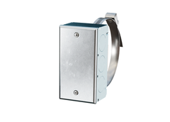 ACI A/CP-S-GD 10K ohm Type II | Metal Strap On Pipe Tube Temperature Sensor | Galvanized Housing Enclosure Box  | Midwest Supply Us
