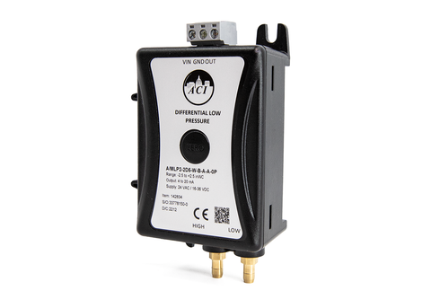 ACI A/MLP2-002-W-U-A-C-0P Differential Pressure Sensor Transducer Unidirectional | 0-2" w.c. | 0-10 VDC  | Midwest Supply Us