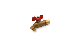 Everflow 34BDBTLB-NL RAVEN R1308-NL 3/4 long body brass boiler drain copper street end RAVEN #LF34BDBTLB  | Midwest Supply Us