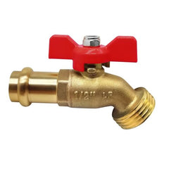 Everflow 12BDBTR-NL 1/2" Press Brass Boiler Drain Lead Free With T-Handle  | Midwest Supply Us